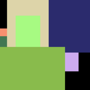 Knife Moustache Black Gold